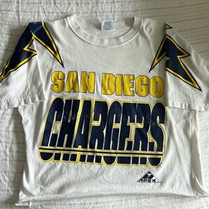Vintage San Diego Chargers crop T